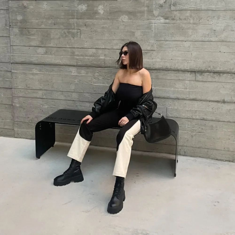 NEW Source Unknown Colorblock Jeans - Picture 3 of 15
